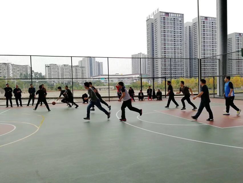 国培2017学员与化学学院篮球友谊赛