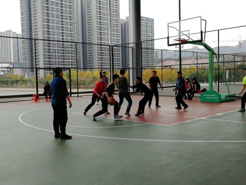 国培2017学员与化学学院篮球友谊赛