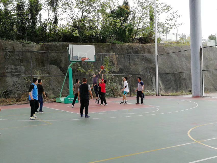 国培2017学员与化学学院篮球友谊赛