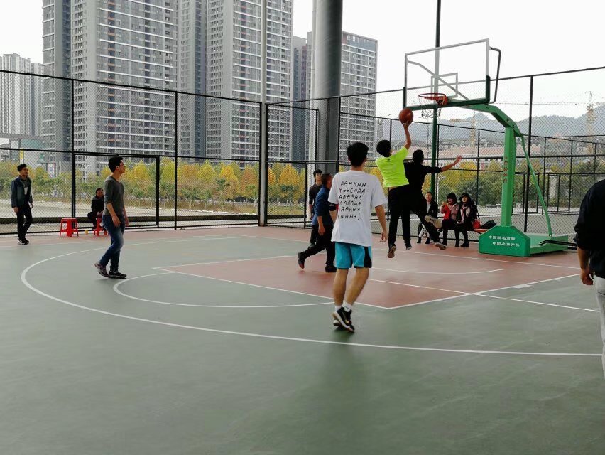 国培2017学员与化学学院篮球友谊赛